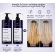 Neutralisierendes Set gegen Gelbstiche (Shampoo 500 ml und Conditioner 500 ml) + regenerierendes Haaröl als Geschenk Neutralisierendes Set gegen Gelbstiche (Shampoo 500 ml und Conditioner 500 ml) + regenerierendes Haaröl als Geschenk