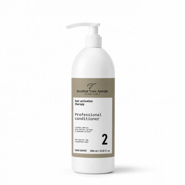 Spülung zur Förderung des Haarwachstums und für mehr Haardichte