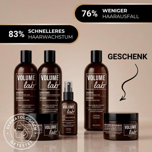Volume Lab Set für volleres Haar + Volume Lab Shampoo und Haarmaske